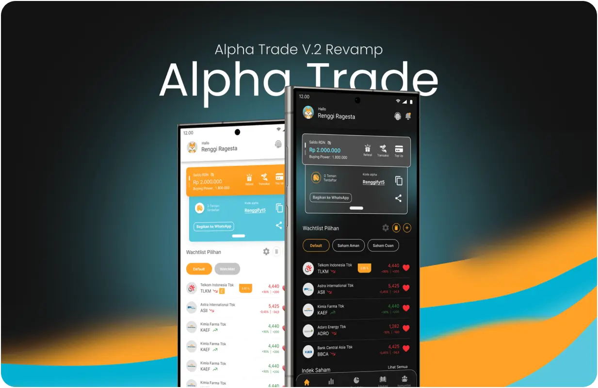 Pratinjau proyek Alpha Trade